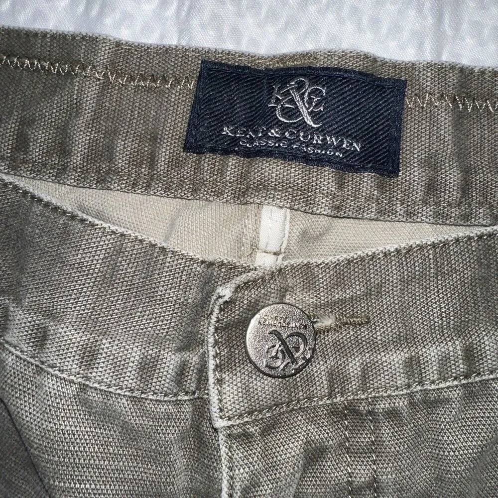 Kent & Curwen Mens Size 36 Light Brown Jeans